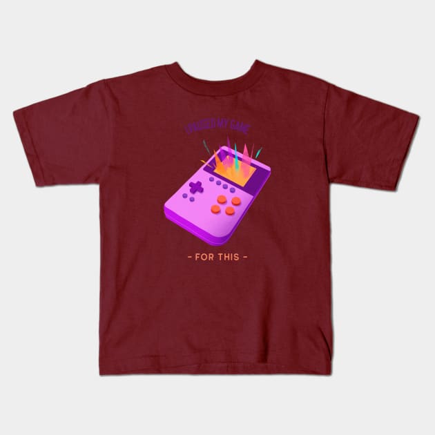 I Pause My Game For This Design Kids T-Shirt by ArtPace